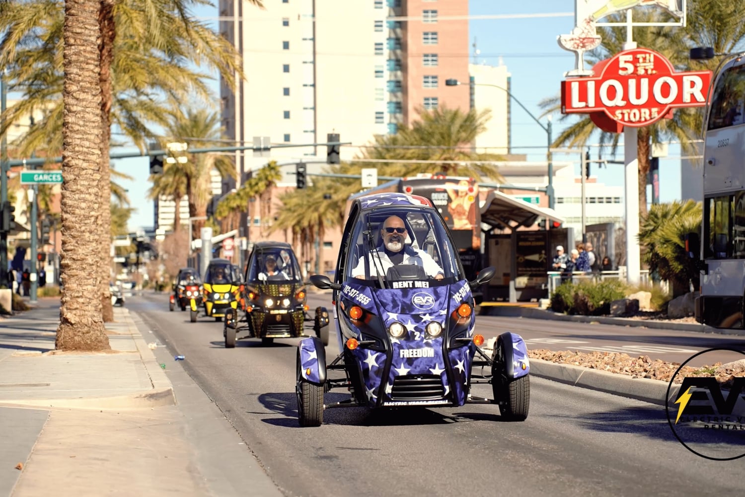 Las Vegas: Selbstfahrende Strip-Tour im EVR-Elektroauto