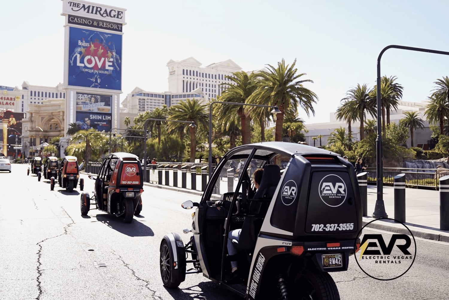 Las Vegas: Selbstfahrende Strip-Tour im EVR-Elektroauto