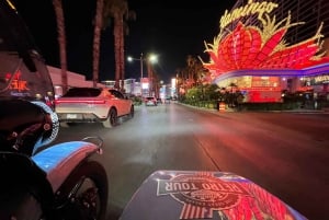 ラスベガス：夜のラスベガス ストリップのサイドカー ツアー