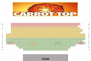 Las Vegas: Carrot Top på Luxor Hotel & Casino