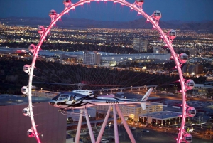 Las Vegas: Helikopterflyvning over the Strip natt