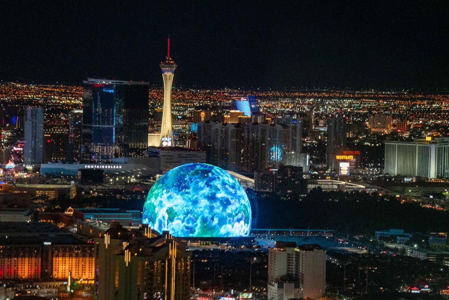 Las Vegas: Strip Night Flight & Wizard of Oz Sphere Show