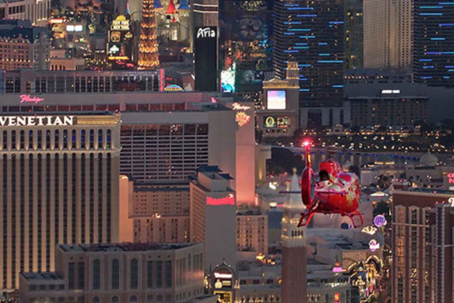 Las Vegas: nocny lot nad Strip i show Czarnoksiężnika z Krainy Oz w Sphere