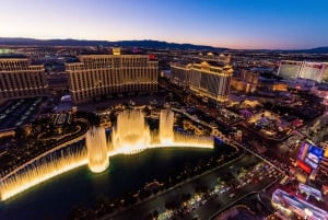 Las Vegas: nocny lot nad Strip i show Czarnoksiężnika z Krainy Oz w Sphere