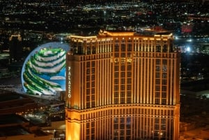 Las Vegas: nocny lot nad Strip i show Czarnoksiężnika z Krainy Oz w Sphere