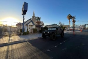 Tour panoramico della Strip di Las Vegas in Hummer militare a tettuccio aperto