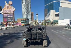 Tour panoramico della Strip di Las Vegas in Hummer militare senza portiere