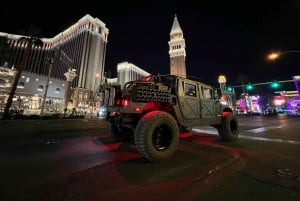 Sightseeing på Las Vegas Strip med militär Hummer med öppet tak