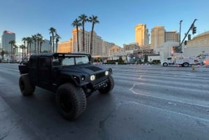 Tour panoramico della Strip di Las Vegas in Hummer militare a tettuccio aperto