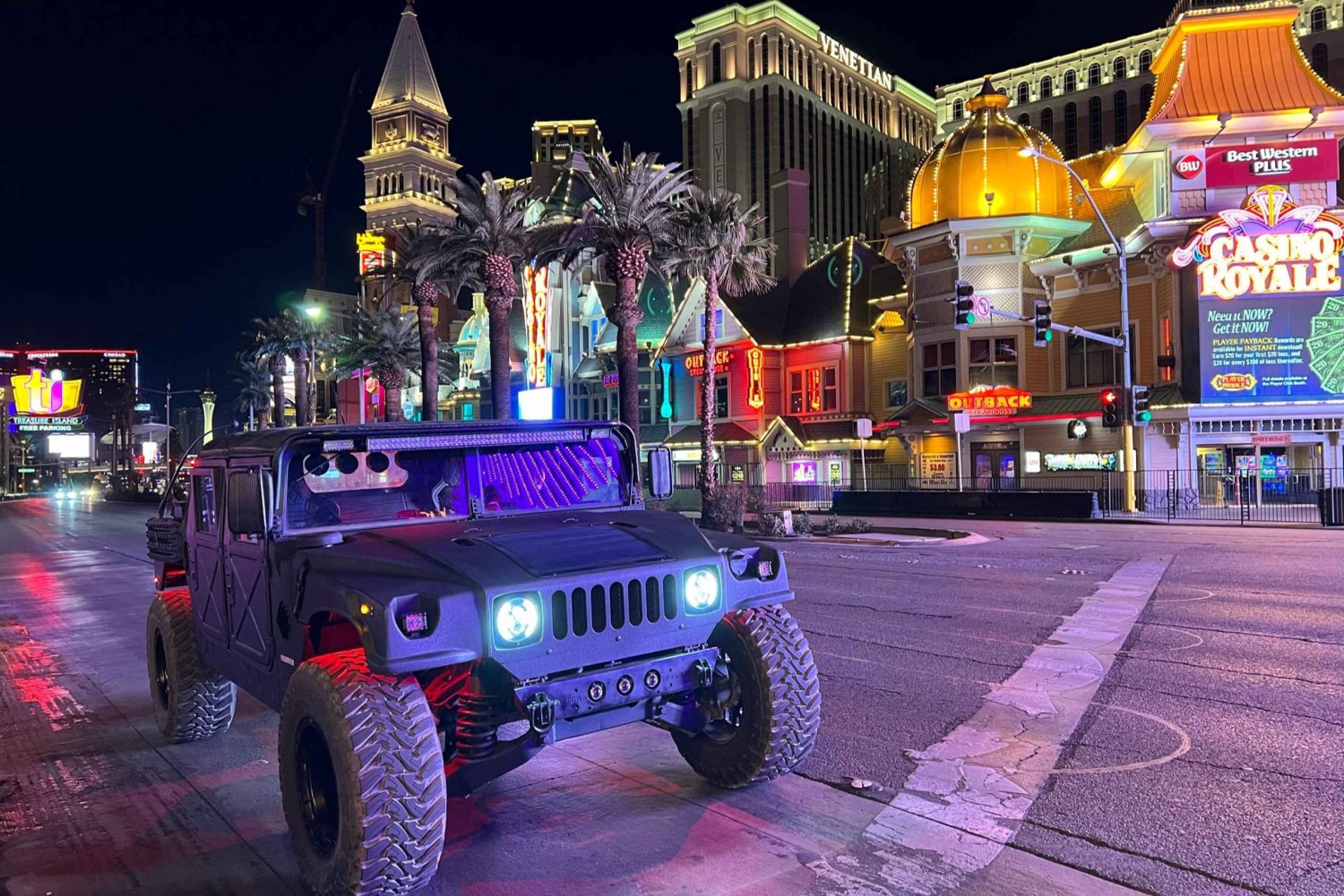 Las Vegas Strip Sightseeingtour in einem Militär-Hummer