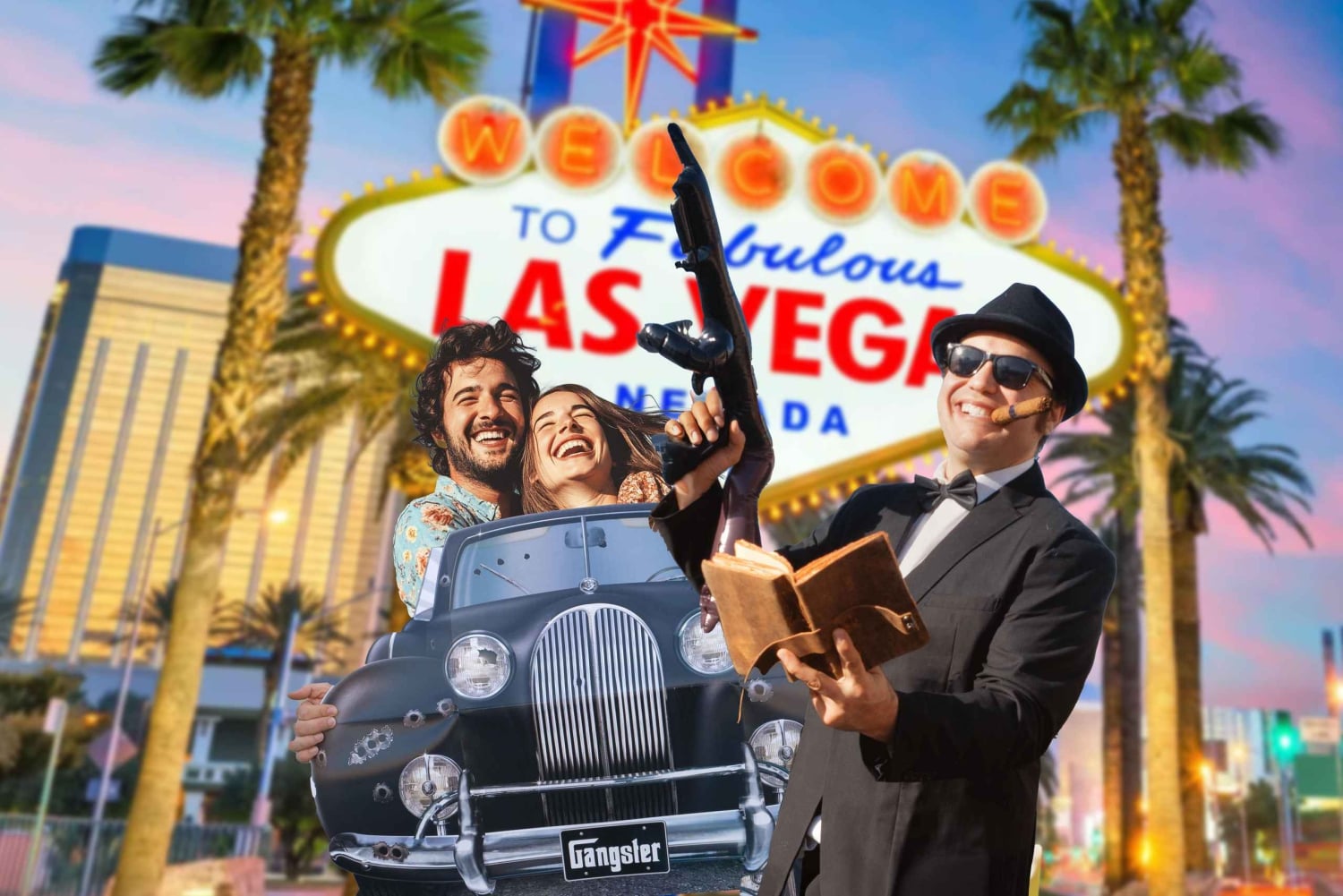 Las Vegas: matrimonio/rinnovo tradizionale o a tema con l'insegna di Las Vegas