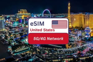 Las Vegas: Verenigde Staten eSIM Data Plan voor reizigers