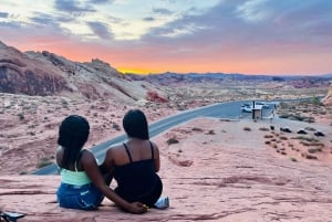 Las Vegas: Solnedgangstur i Ilddalen med transport til hotellet