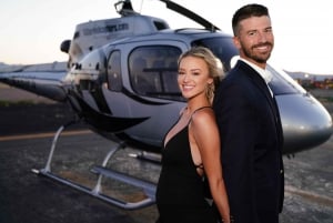 Pacote de cerimônia de casamento em helicóptero na Las Vegas Night Strip