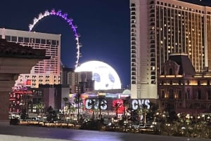 Luksuriøs aftentur i Las Vegas i en Mercedes Sprinter-limousine