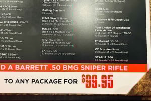 Machine Gun Shooting!