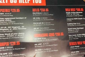 Machine Gun Shooting!