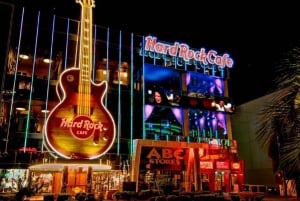 Refeição no Hard Rock Las Vegas na Las Vegas Strip