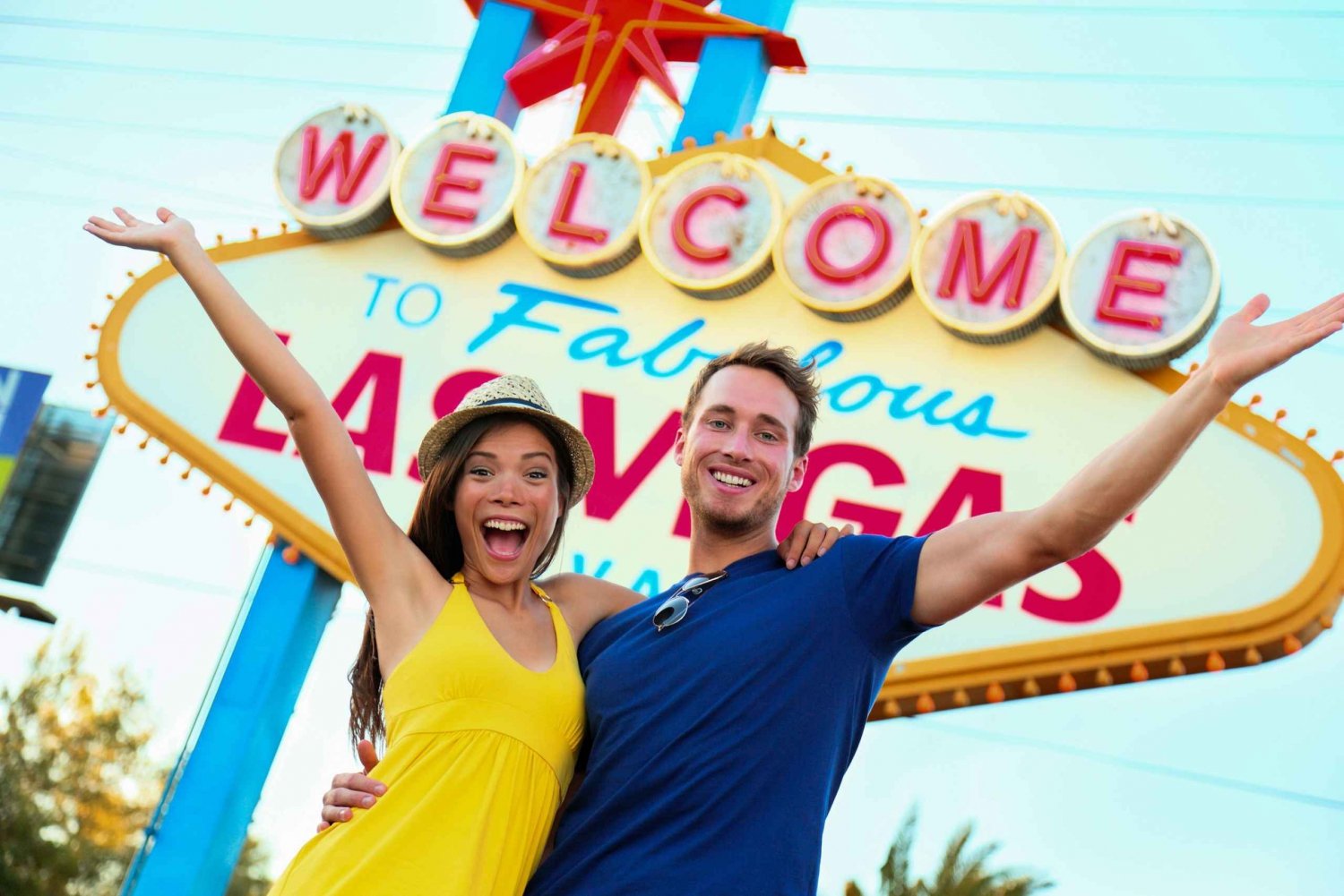 ¡Sesión de fotos profesional en el letrero 'Bienvenido a Las Vegas'!