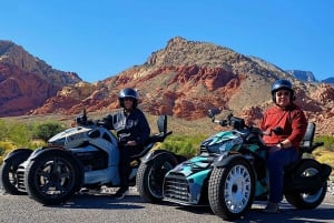 Cañón de las Rocas Rojas: ¡Excursión autoguiada en triciclo en un CanAm Ryker!