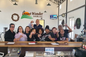 Naturskjønn ørkenvin, destilleriprovsmakinger/bryggeri/RT66 og lunsj