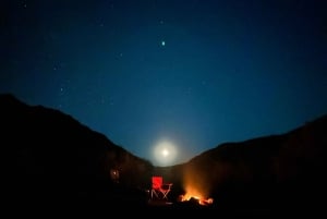 Visite culinaire en kayak de la grotte d'Emeraude au coucher du soleil avec feu de camp et repas