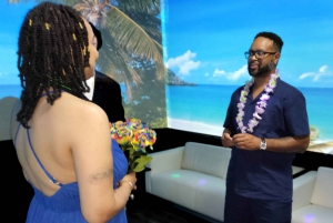Las Vegas: Cerimonia e fotografia di matrimonio coinvolgente sulla spiaggia