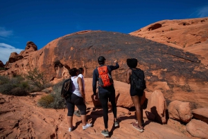 Wandeltocht met gids door Valley of Fire & avontuur in de Mojavewoestijn