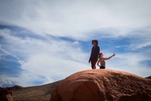 Wandeltocht met gids door Valley of Fire & avontuur in de Mojavewoestijn