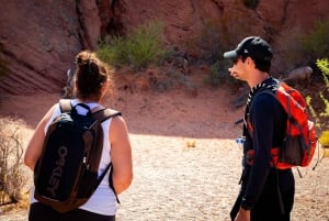Wandeltocht met gids door Valley of Fire & avontuur in de Mojavewoestijn