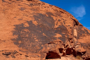 Wandeltocht met gids door Valley of Fire & avontuur in de Mojavewoestijn