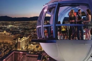 Vegas: Madame Tussauds, High Roller og hop på-/hop af-tur