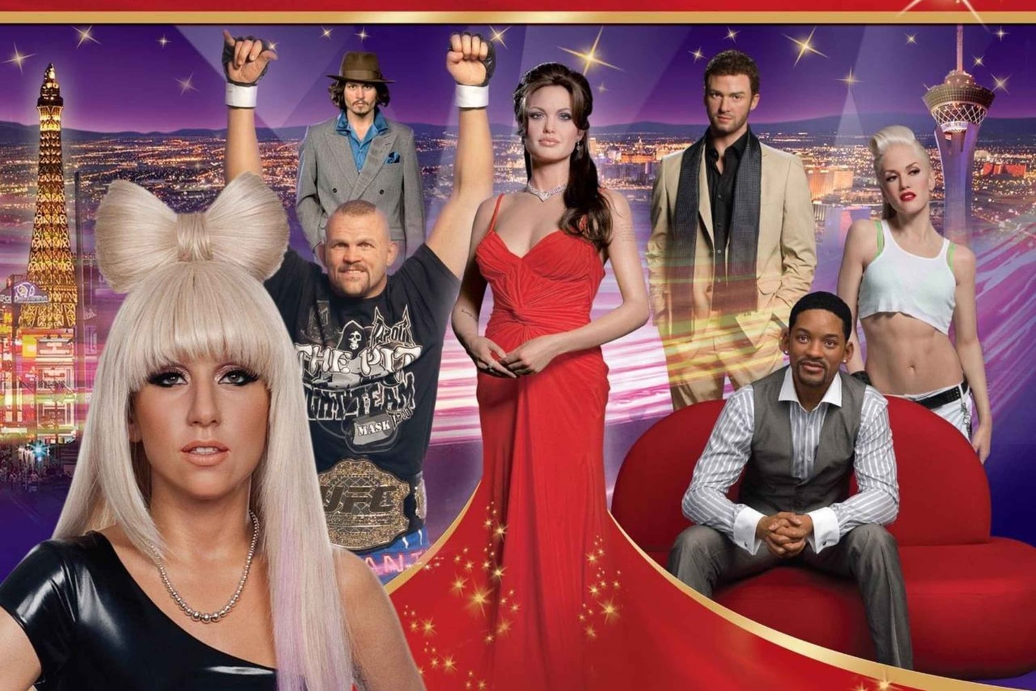 Vegas : Madame Tussauds, High Roller et visite à arrêts multiples
