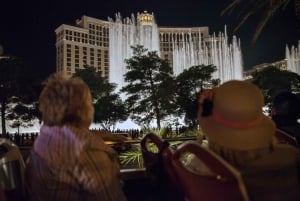 Las Vegas: Neon Museum kvällstur med buss med öppen tak