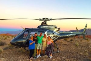 Las Vegas : Tour du Grand Canyon en hélicoptère et atterrissage dans la vallée de feu