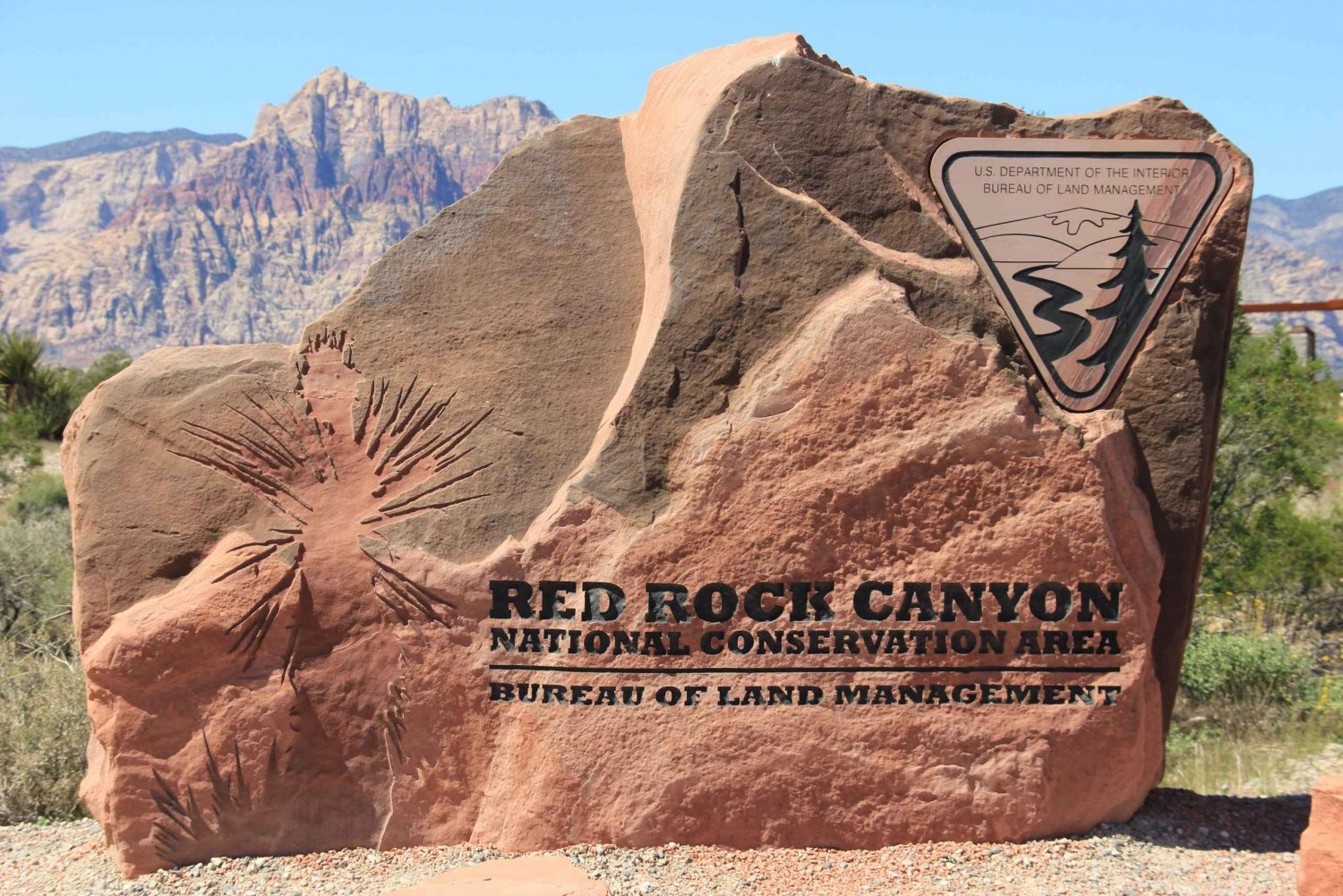 Visit Red Rock Canyon and Seven Magic Mountains with a French guide