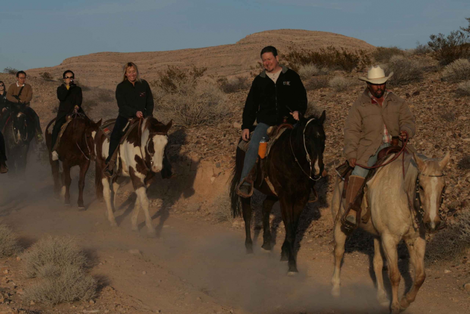 From Las Vegas: Desert Sunset Horseback Ride with BBQ Dinner