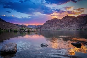 Willow Beach: Emerald Cave Sunset Tour w/ Campfire & Dinner