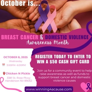 Breast Cancer And Domestic Violence Awareness Day