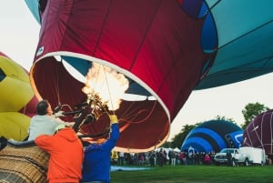 Aventures en Lettonie : vol en montgolfière