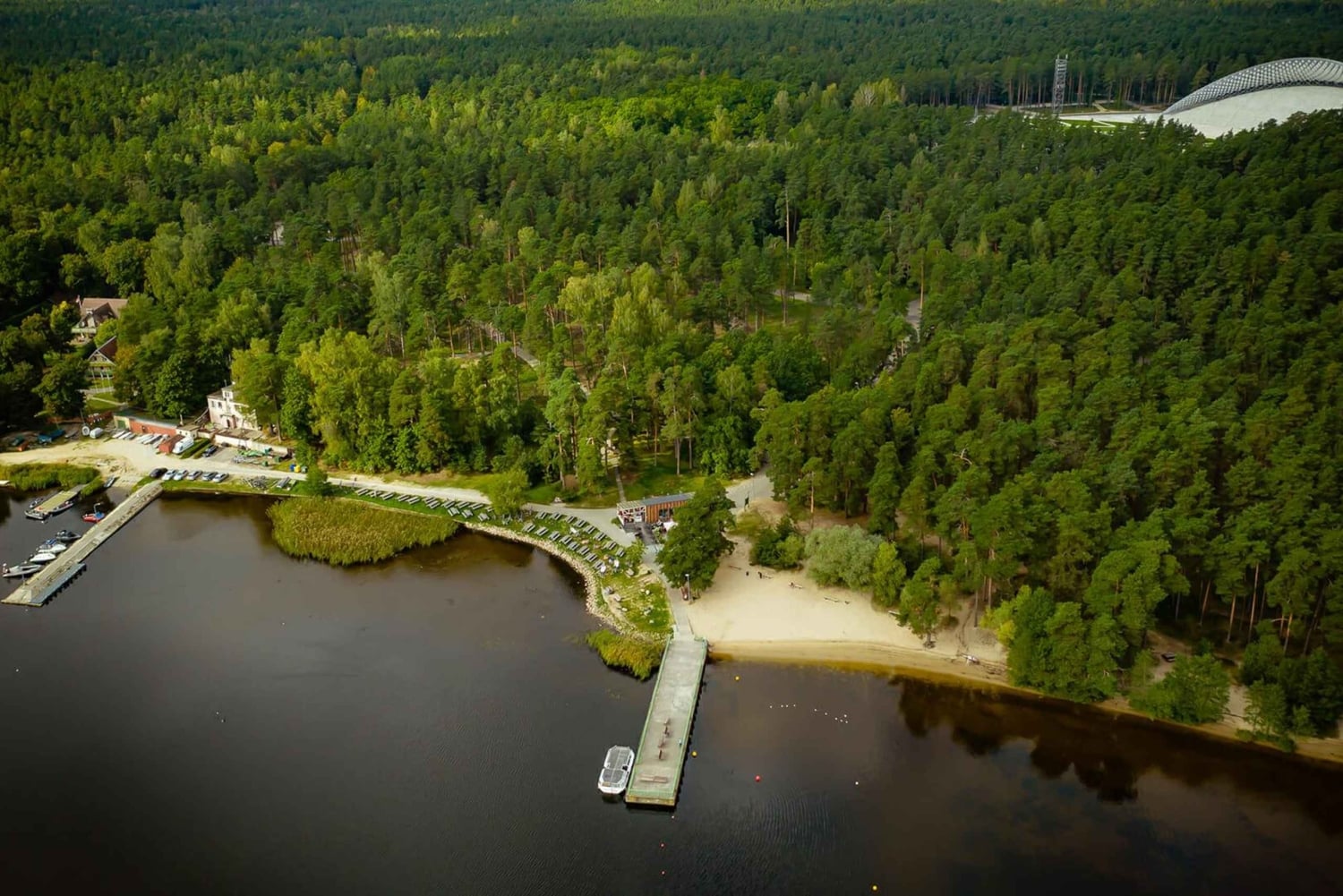 Boat Trip to Mežaparks
