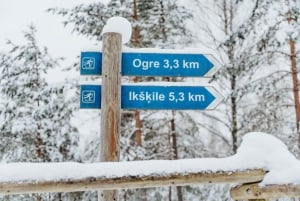 From Riga: Cross-country skiing and beating heart memorial