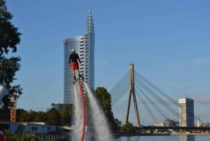 Flyboarding in Riga