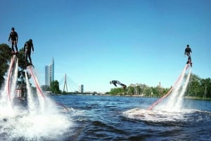 Flyboarding in Riga