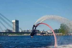 Flyboarding in Riga