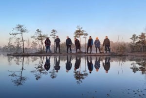 From Riga: sunrise hike with bog shoes and breakfast
