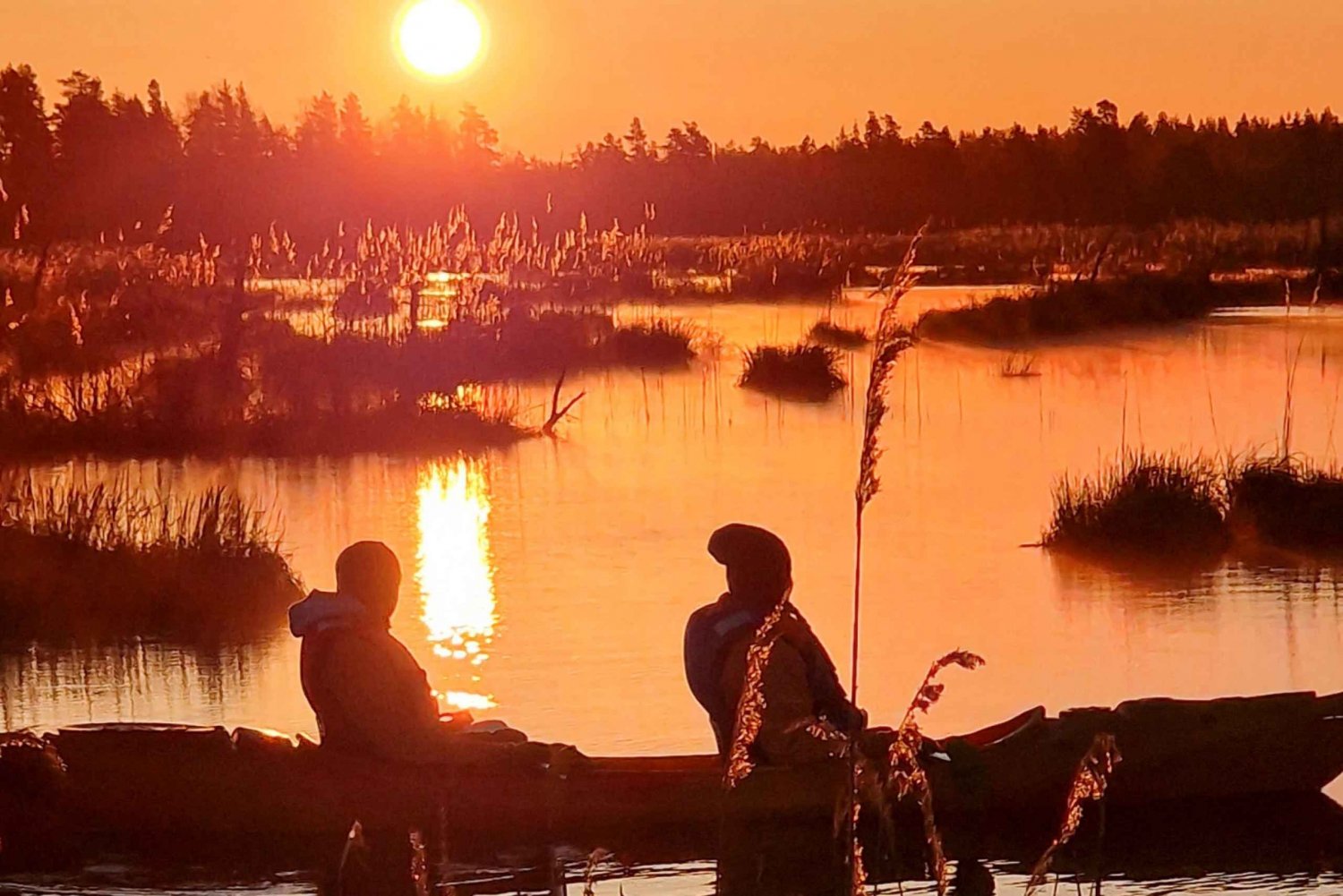 From Riga: Sunrise kayak tour with pick-up