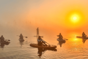 From Riga: Sunrise SUP Tour with Pick-Up at Cenas Tīrelis