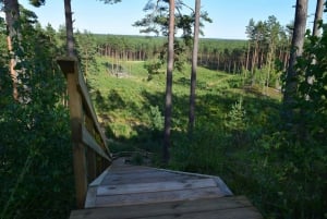 Kajak an der lettisch-litauischen Grenze, größte Binnendüne
