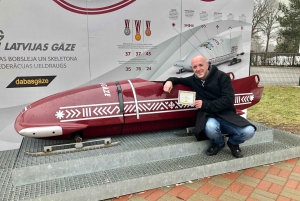 Latvia Bobsleigh and luge track ride experience